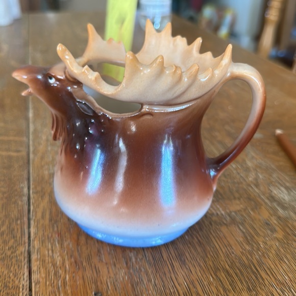 Early 20th Century Austrian Royal Bayreuth Stag Head Creamer - Picture 7 of 8